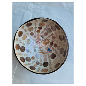 ชามมะพร้าวดีไซน์แบบพรีเมี่ยมเคลือบผิวชามมะพร้าวไข่มุกสำหรับผู้ซื้อขายส่ง - Product Image 1