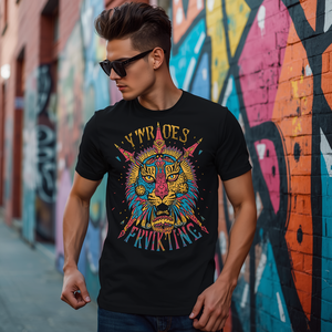 เสื้อยืดสตรีทแวร์ผู้ชาย ผ้าฝ้าย 100% คุณภาพสูง พิมพ์ลายกราฟิก สไตล์ลำลอง พร้อมบริการ OEM ODM ปรับแต่งได้ - Product Image 4