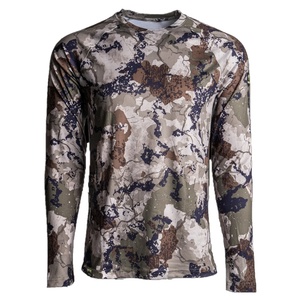 Men's Full Sleeve Camouflage Hunting <b>Shirt</b> Moisture-Wicking Polyester Spandex Top Autumn Outdoor Wear - Product Image 3