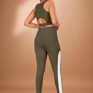 Training High Quality Sports <b>Bra</b> High Waist Leggings Suit Long Sleeve Workout Wear Gym Sportswear Women Fitness Clothes Yoga Set - Product Image 2