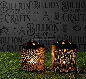 Lanterne marocaine décorative, porte-bougie islamique, décoration de maison arabe, cadeau de Ramadan et de l'Aïd, vente en gros - Product Image 1