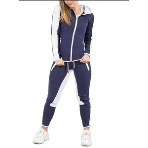Conjunto Deportivo Ecológico de Invierno para Mujer, con Envío Aéreo, Tela de Poliéster/Algodón, Estilo Casual - Product Image 1