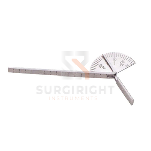 Goniómetro de Dedo, Instrumento de Medición Ortopédico para Terapia de Manos, Acero Inoxidable Alemán, CE ISO 13485 Clase I, Modelo Quirúrgico - Product Image 4