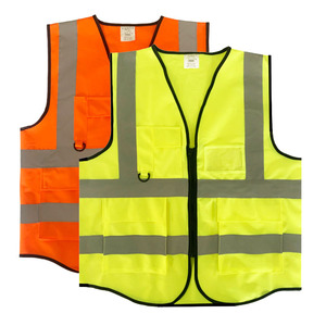 Chaleco Reflectante de Seguridad Vial de Alta Visibilidad con Logotipo Personalizado, Chaleco de Seguridad sin Mangas para Exteriores, Ropa de Seguridad para Construcción - Product Image 6
