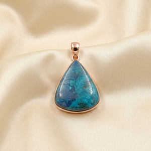 <b>Top</b> Quality Shattuckite 925 Sterling Silver Pendant <b>Rose</b> Gold Yellow Gold Plated Handmade Boho Gemstone Jewelry Christmas Gift - Product Image 4
