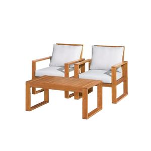 Waterproof <b>Outdoor</b> Sofa Set | Modern Acacia Wood Patio Furniture for Villas & Courtyards | Made in Vietnam - Product Image 1