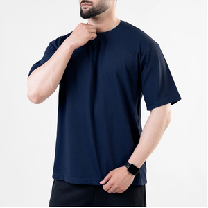 T-shirt à manches courtes en coton tricoté léger de qualité supérieure pour homme, imprimé sur mesure, couleur noire, Pro Club, écologique, séchage rapide - Product Image 5