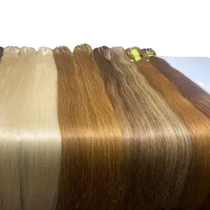 Inslag Krullend Zwart Viet Nam Human Hair Extension Milan Haar