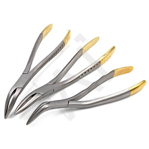Forceps d'extraction dentaire Accuram en acier inoxydable, forceps pour enlever les racines des dents, instrument chirurgical d'extraction dentaire, outil CE - Product Image 1