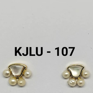 Elegantes Pendientes de Perlas de Agua Dulce con Forma de Corazón, Chapados en Oro, Minimalistas, para Mujer, Joyería de Moda - Product Image 3