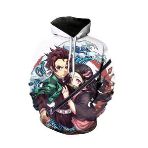 Sweat à capuche personnalisé avec logo OEM, entièrement imprimé en 3D, en polyester, uni, teinté, tendance, pour l'automne, avec sublimation - Product Image 1