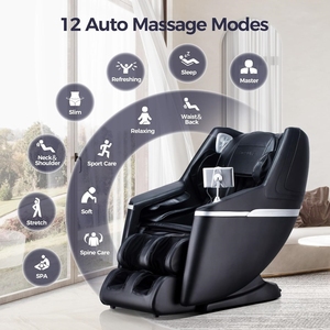 Fauteuils de massage intelligents les plus vendus, fauteuil inclinable de massage Shiatsu à gravité zéro pour tout le corps avec chaleur et scanner corporel - Product Image 6