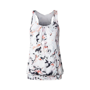 Breathable Lightweight Womens Tank <b>Top</b> Customizable Fitness Vest Athletic Wear For Yoga And Exercise Sessions - Product Image 5