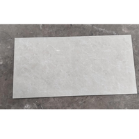 Carreaux de sol en porcelaine beige Antolia 60x120 cm, finition brillante, imitation pierre, texture luxueuse, intérieur, salon
