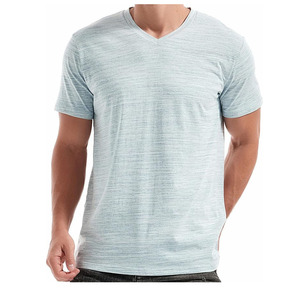 Camiseta de Manga Corta para Hombre, Estilo Básico, Color Sólido, Prenda Superior de Media Manga, Cuello Redondo - Product Image 6