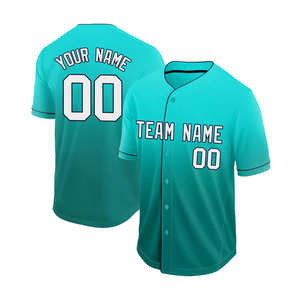 Maillot de baseball personnalisé avec votre propre logo, maillot d'entraînement de baseball et de softball, 100% polyester, maillot d'équipe - Product Image 5
