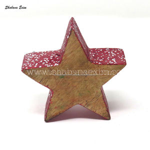 Trendy 2024 fait à la main écologique en bois Plaid décor de Table de Noël ensemble d'un Souvenir décoration de la maison - Product Image 6