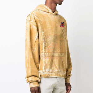 Nuevo Diseño, Sudaderas con Efecto Ácido para Hombre, Más Vendidas, MOQ Bajo, Sudaderas Básicas con Efecto Ácido para Hombre al por Mayor - Product Image 3