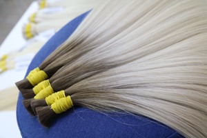 Extensions de cheveux humains vierges 100% de haute qualité de Nasa Hair Vietnam Extensions de cheveux raides en vrac - Product Image 6
