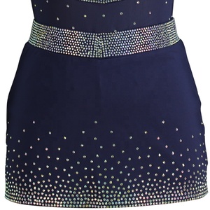 Conjunto de Uniforme de Animadora Sexy de Alta Calidad, 3 Piezas, Bolero, Pantalones Cortos y Calcetines, Precio al por Mayor OEM, Spandex/Poliéster - Product Image 3
