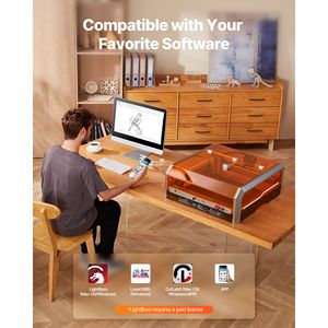 Macchina per Incisione e Taglio Laser 20W con Area di Lavoro 15,7 x 15,7, Telecamera Integrata per Incisione e Taglio, Oltre 3000 Modelli di Macchine per Incisione Laser - Product Image 3