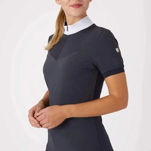 Womens Equestrian Show Riding Shirt Breathable Stretch Quick Dry Horse Riding Competition Shirt Horse Riding Shirt for Riders - Product Image 2