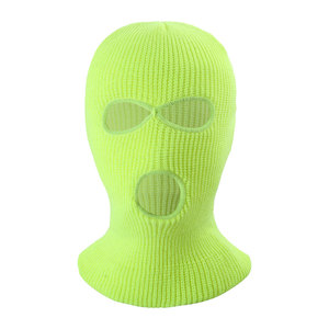 Vente en gros usine – Cagoule de ski 3 trous, masque d'hiver, balaclava, pour sports, cyclisme, pêche, imperméable, coupe-vent, unisexe, adulte, 100 % - Product Image 4