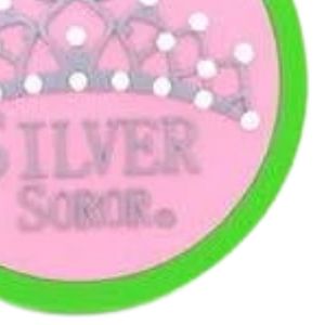 Silver Soror Crown Luggage Tag Women Travel <b>Suitcase</b> Bag Identification Label Elegant Metallic Name Tag Travel Accessory Gift - Product Image 4