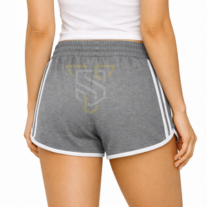 Shorts en coton décontractés pour femmes, style tendance, doux, confortables, taille élastique, streetwear, haute qualité - Product Image 2