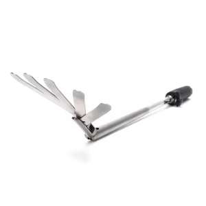 Retractor de Acero Inoxidable Tipo Kite, Recto y Curvo, Punta de 5mm, 33cm, Instrumento Quirúrgico Reutilizable, Metal Med Corporation - Product Image 3