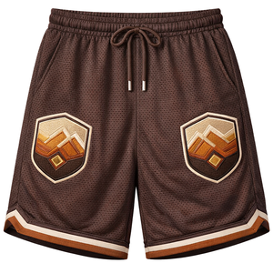 Pantalones cortos de malla de verano para hombre, pantalones deportivos informales de ajuste holgado para gimnasio, entrenamiento, correr, fitness, secado rápido, transpirables - Product Image 5