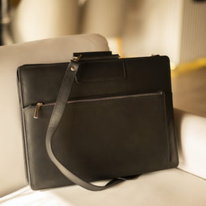 Professional Handmade Leather Laptop Messenger Bag Full Grain Brown Leather <b>Briefcase</b> for Business Executives - Product Image 1