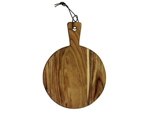 Tabla de cortar ancha de madera con forma de manzana, 29 cm x 25 cm, antideslizante, rectangular, diseño minimalista, juego de bloques de corte para cocina - Product Image 4