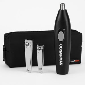 Set da 4 Pezzi per la Cura Personale Maschile: Rifinitore Naso e Orecchie con Tagliaunghie e Custodia Inclusa - Product Image 2