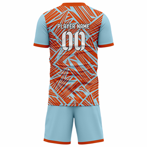 New Custom Logo <b>Soccer</b> Uniform Jersey Shorts Set Team Numbers Letters Breathable Quick Dry Summer Teamwear Wholesale Supplier - Product Image 3