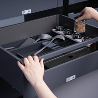 Système de tiroirs intérieurs pour armoire GARIS G1301 Premium, adapté à diverses applications