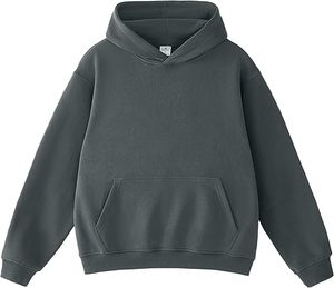 Sweat à capuche décontracté pour homme, coupe classique, 100 % polyester polaire, poche courte, design personnalisé, couleurs et prix de gros - Product Image 1