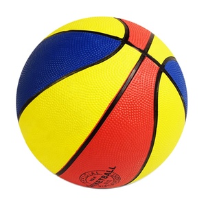 Ballon de basketball en PU, couleurs rouge et bleu assorties, taille 5/6, durable, résistant à l'eau, taille 7, en PVC - Product Image 4