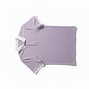 Polo à manches courtes pour homme avec col et poignets blancs, couleur unie, décontracté, respirant, en tissu Oxford de coton, coupe classique - Product Image 4