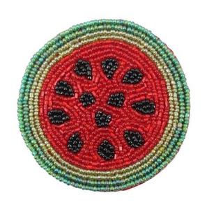 Elegant Bohemian Design Bead Glass Coasters <b>Scratch</b> Resistant for Coffee Table Custom Decorative - Product Image 3