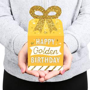 Caja de Regalo Dorada Personalizada TH CBB-548 con Materiales Reciclados, Lazo Brillante y Diseño Festivo para Fiestas - Product Image 6