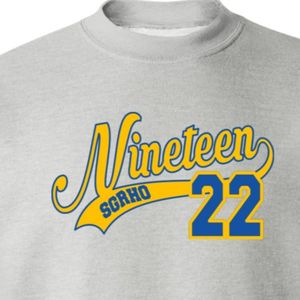 เสื้อสเวตเชิ้ตลายกราฟิก Sigma Gamma Rho 1922 สีเทา สำหรับผู้หญิง ชมรมพี่น้องชาวกรีก พิมพ์ลายสกรีน คอกลม ผ้าฟลีซ เสื้อพูลโอเวอร์ ชุดนักศึกษาแบบกำหนดเอง - Product Image 4