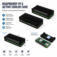 Caja CNC de precisión para Raspberry Pi Zero 2 W |   Carcasa de Aluminio Personalizada |   Grasa Térmica y Pines Incluidos GRATIS |   Directo de Fábrica