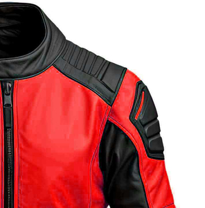Vestes de moto en cuir véritable de qualité supérieure avec couleurs, logo et tailles personnalisées Vestes pour hommes - Product Image 4