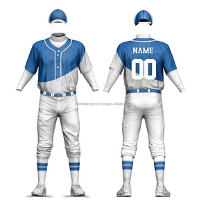 ชุดกีฬาเบสบอลสำหรับผู้ชายชุดเสื้อทีมออกแบบโลโก้ได้ตามต้องการ - Product Image 2