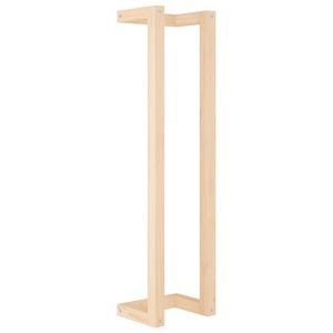 Toallero Rectangular de Madera Maciza de Pino Natural, Elegante Toallero de Madera de Pino con Belleza Natural - Product Image 2
