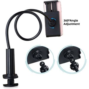 Supporto da pavimento regolabile in acciaio con braccio flessibile da 100 cm per tablet, con morsetto di montaggio aggiornato - Product Image 5