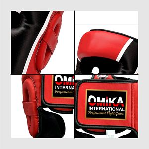 Best Protection Performance Customized Color Size Comfortable MMA Leather Kick Boxing Head Guard for Men Custom Logo OMIKA - Product Image 4