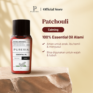 Huile Essentielle de Patchouli PURESIA 10ml 100% Pure Distillée à la Vapeur Arôme Musqué Terrestre Apaisant Fabriqué en Indonésie - Product Image 2