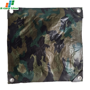 Bâche en PE à motif camouflage la plus vendue, haute qualité, service de découpe OEM ODM, épaisseur personnalisable, K-Tarp Vina - Product Image 2